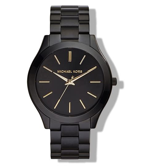 reloj negro de mujer michael kors|reloj Michael Kors mujer.